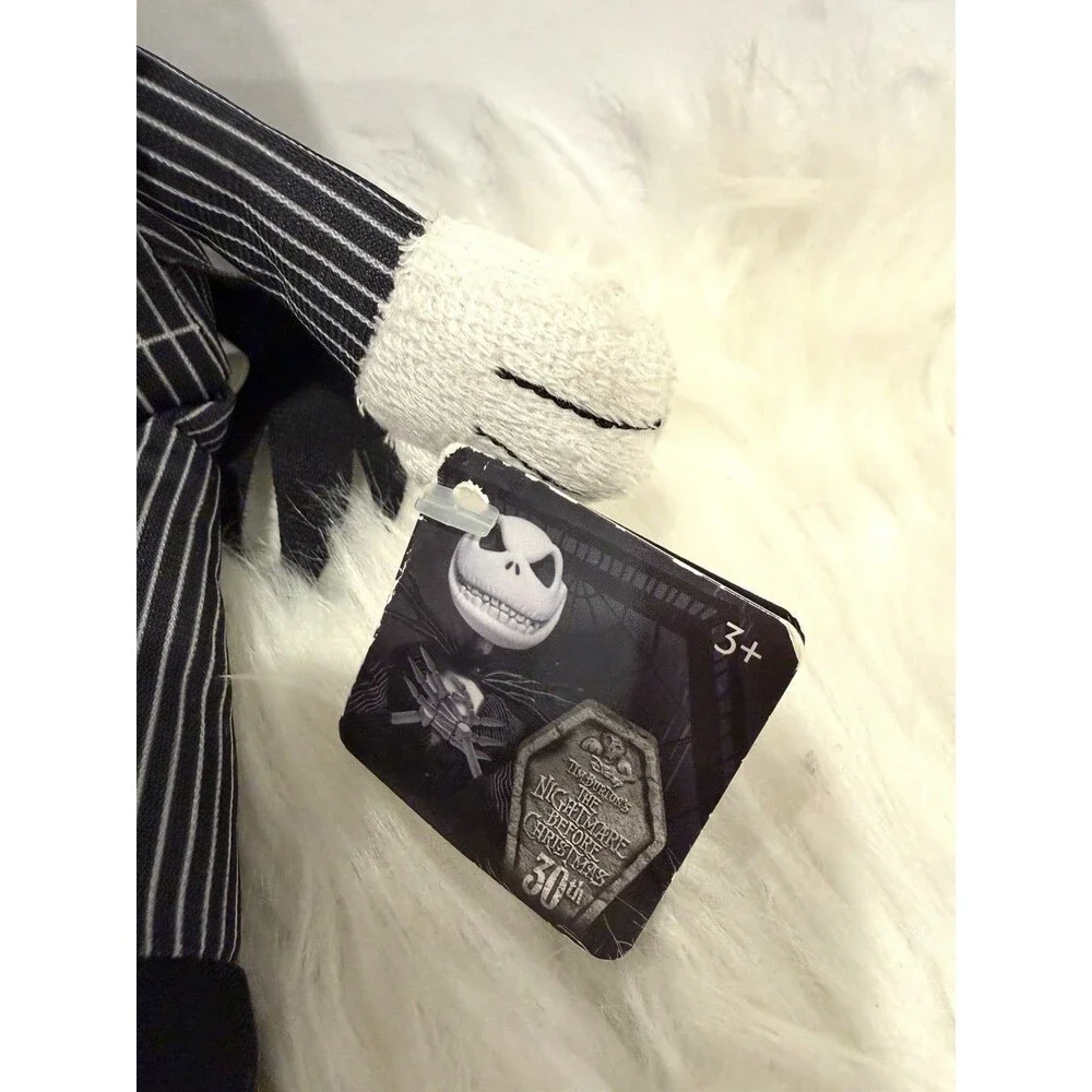 Disney Nightmare Before Christmas Jack Skellington 8 Inches Plush EUC with Tags